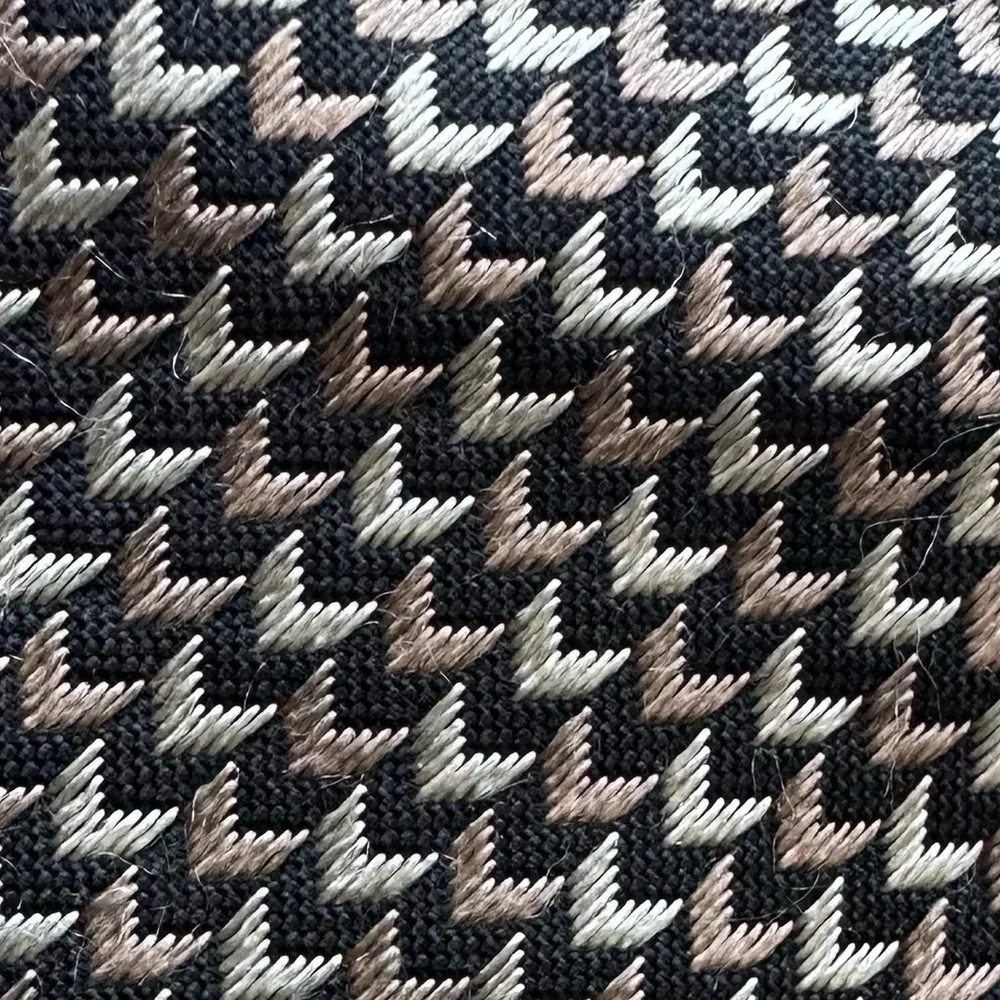Giorgio Armani Black & Tan Recent Silk Tie